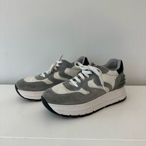 Voile Blanche Sneakers White & Green Size 41 (10-10.5)